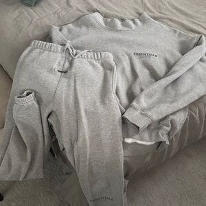 Essentials Heather Gray Loungewear Set